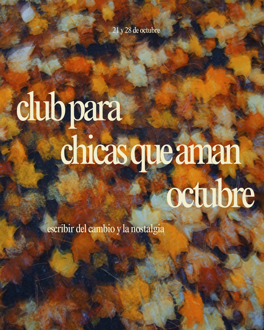 Club de escritura para chicas que aman octubre